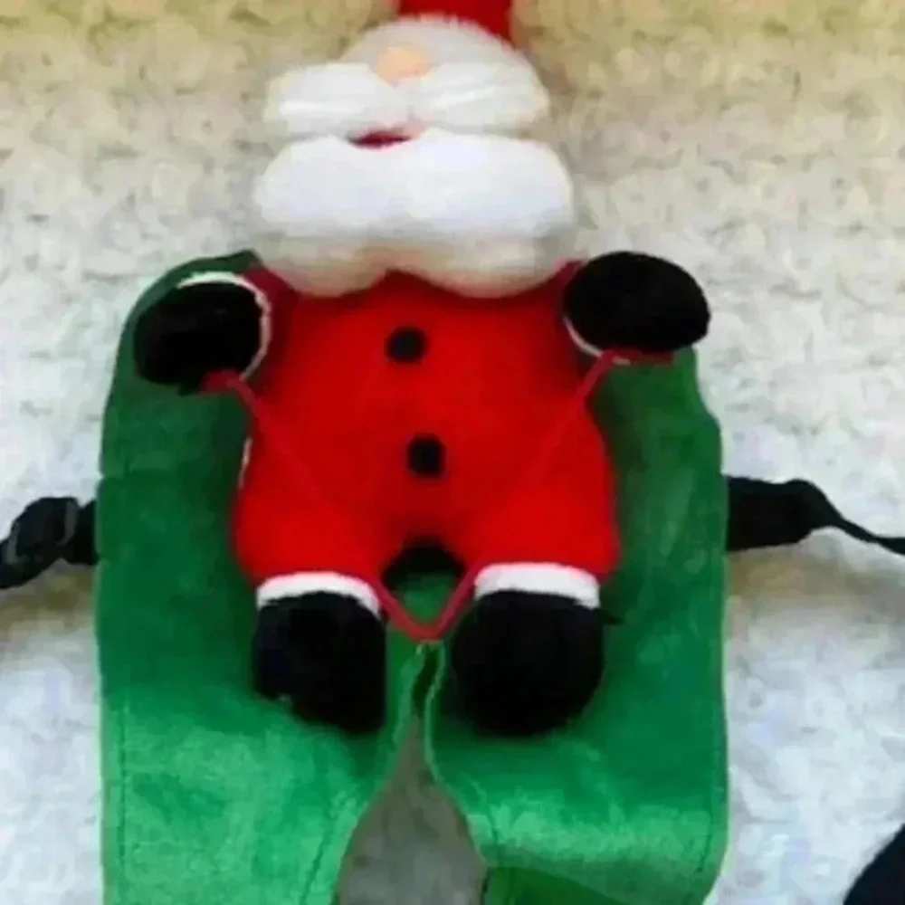 NEW Ride Along Santa Christmas Dog Accessory For Medium Dogs Costume‎ NIB